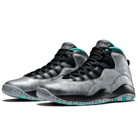 Jordan Air Jordan 10 Retro 30th Lady Liberty Sneakers| Teal/Silver/Black NEW/NIB - Picture 1 of 15